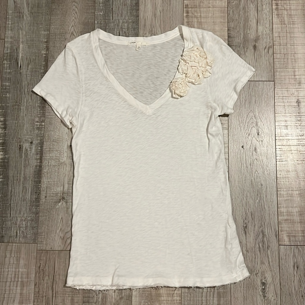 J. Crew Floral V Neck